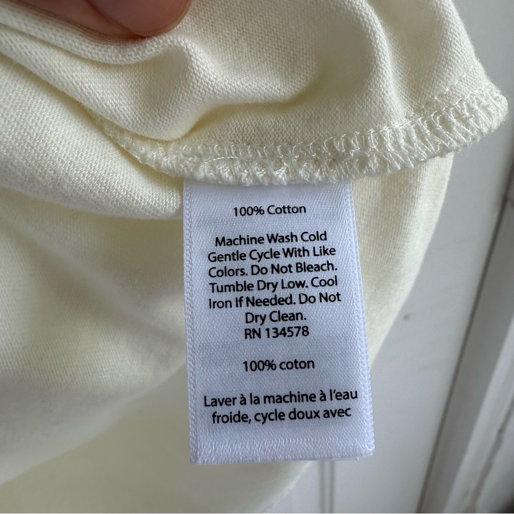 Vineyard Vines Off-White Bell Sleeve Blouse Women’s XXS - Picture 4 of 8